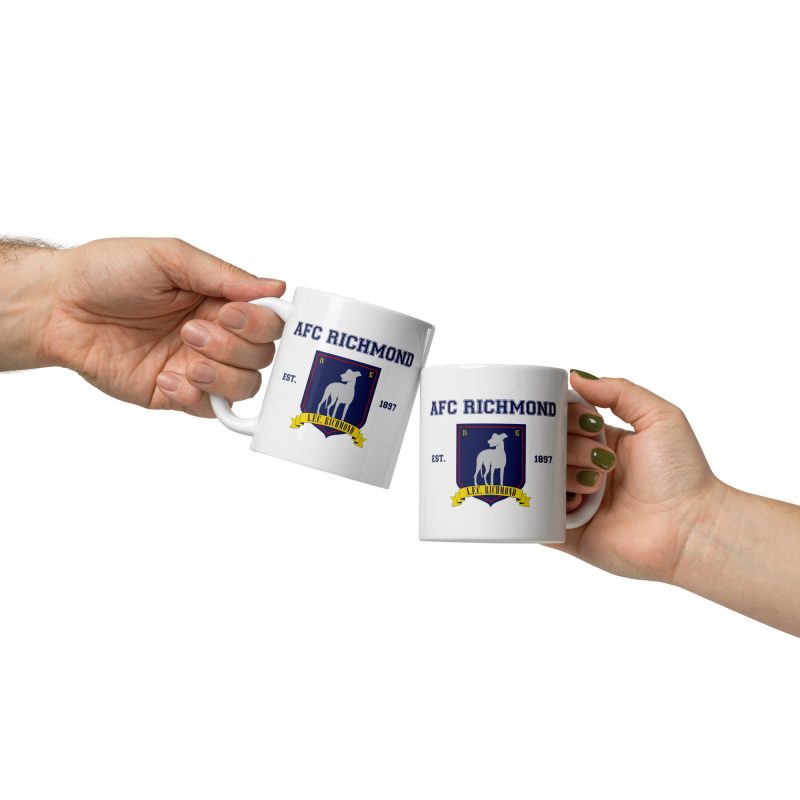 AFC Richmond 11oz White Ceramic Football Fan Mug