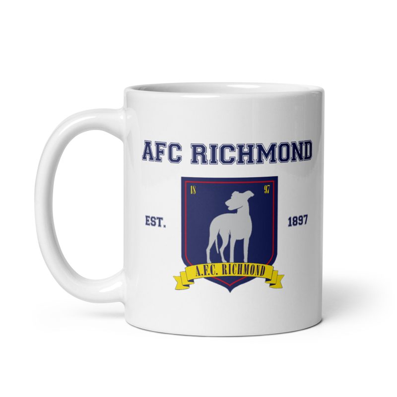 AFC Richmond 11oz White Ceramic Football Fan Mug