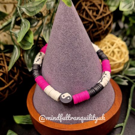 Yin Yang Balance Stackable Bracelet | Adult Stretch Bracelet