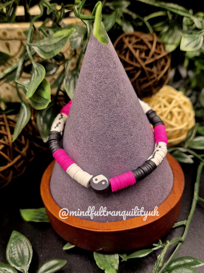 Yin Yang Balance Stackable Bracelet | Adult Stretch Bracelet