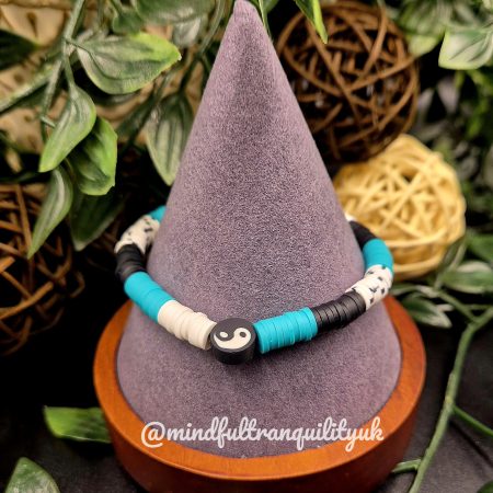 Yin Yang Balance Stackable Bracelet | Adult Stretch Bracelet