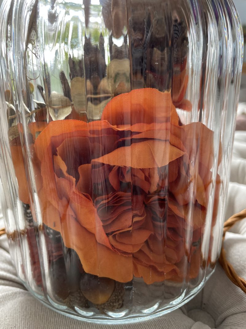 Autumn Inspired Glass Table Lamp
