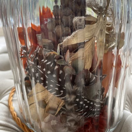 Autumn Inspired Glass Table Lamp