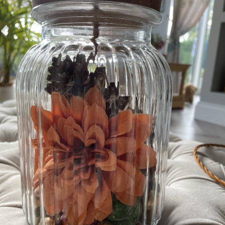 Autumn Inspired Glass Table Lamp