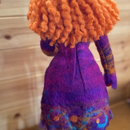Needle-felted Figure - Winter Woman