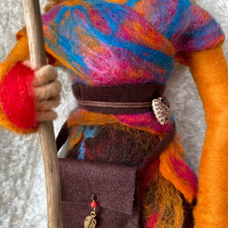 Needle-felted figure - The Pathfinder