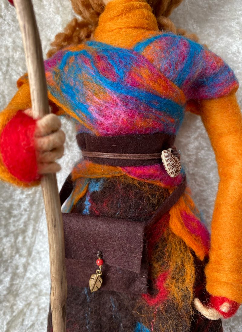Needle-felted figure - The Pathfinder