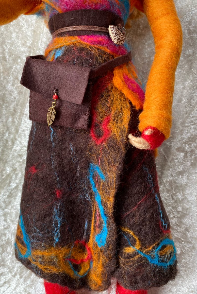 Needle-felted figure - The Pathfinder