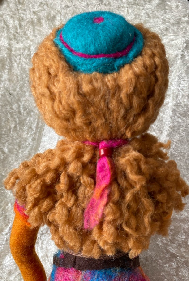 Needle-felted figure - The Pathfinder