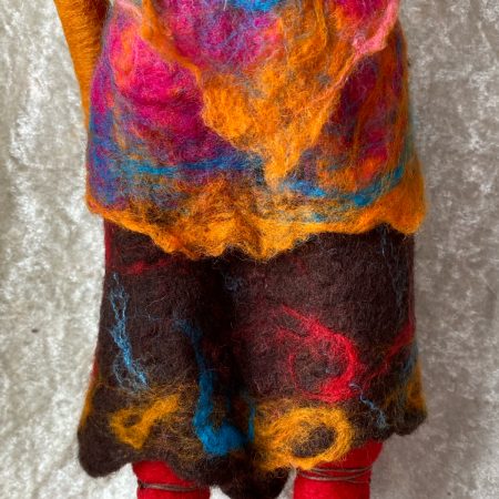 Needle-felted figure - The Pathfinder