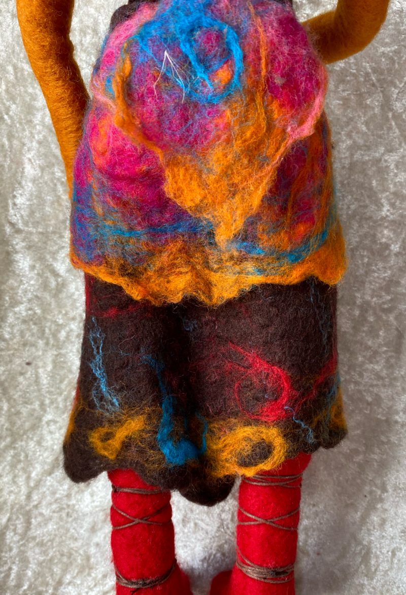 Needle-felted figure - The Pathfinder