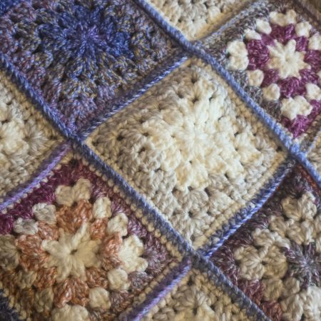 31 inch square baby blanket /knee blanket.