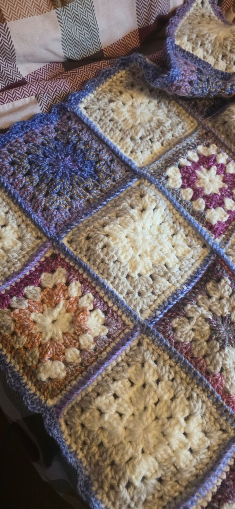 31 inch square baby blanket /knee blanket.