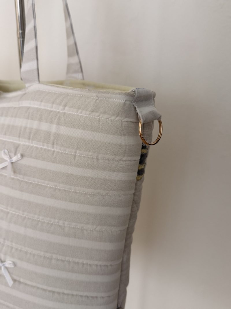 Handmade Pink Quilted Tote Bag – Cottagecore & Coquett