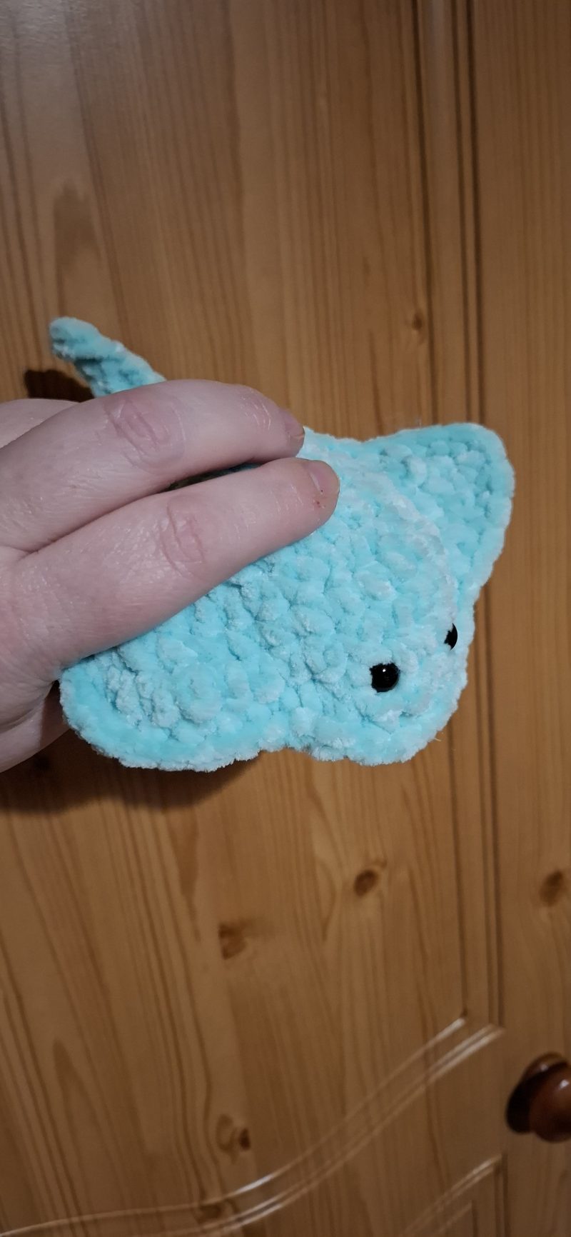 Handmade Crocheted Whale Plushie, Soft Chenille, Custom Colours