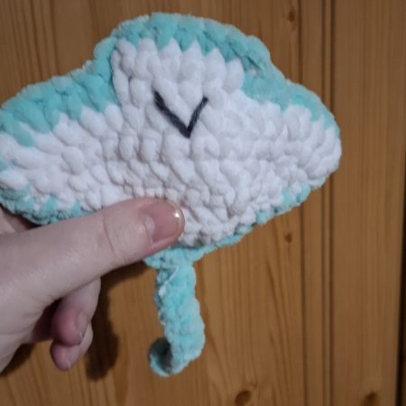 Handmade Crocheted Whale Plushie, Soft Chenille, Custom Colours