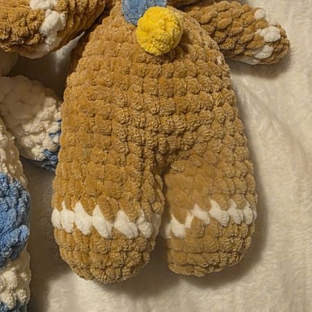 Handmade Gingerbread Man Christmas Plushie UKCA Tested Festive Gift