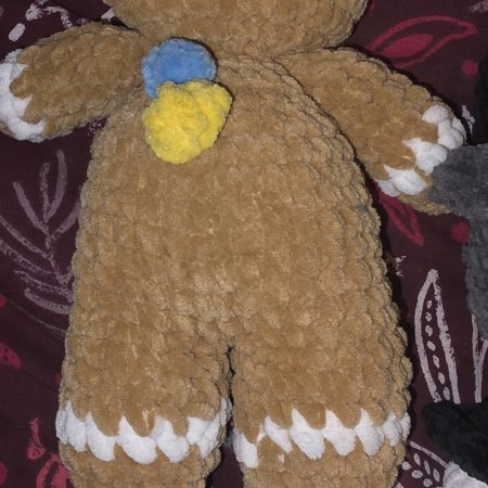 Handmade Gingerbread Man Christmas Plushie UKCA Tested Festive Gift