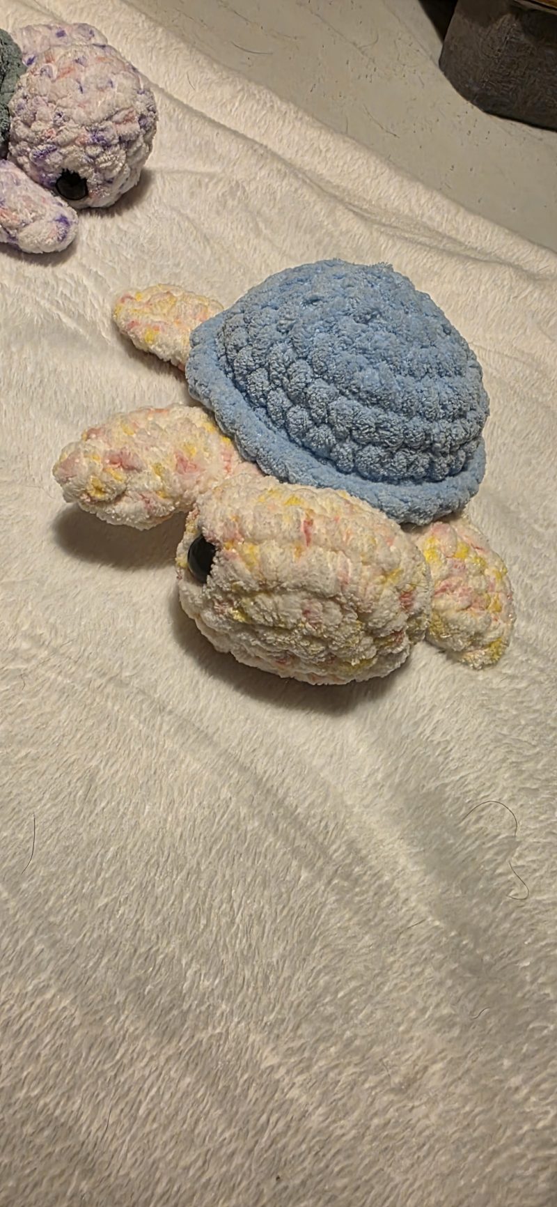 UKCA Tested Large Turtle Plush, 7 Inch, Custom Colours