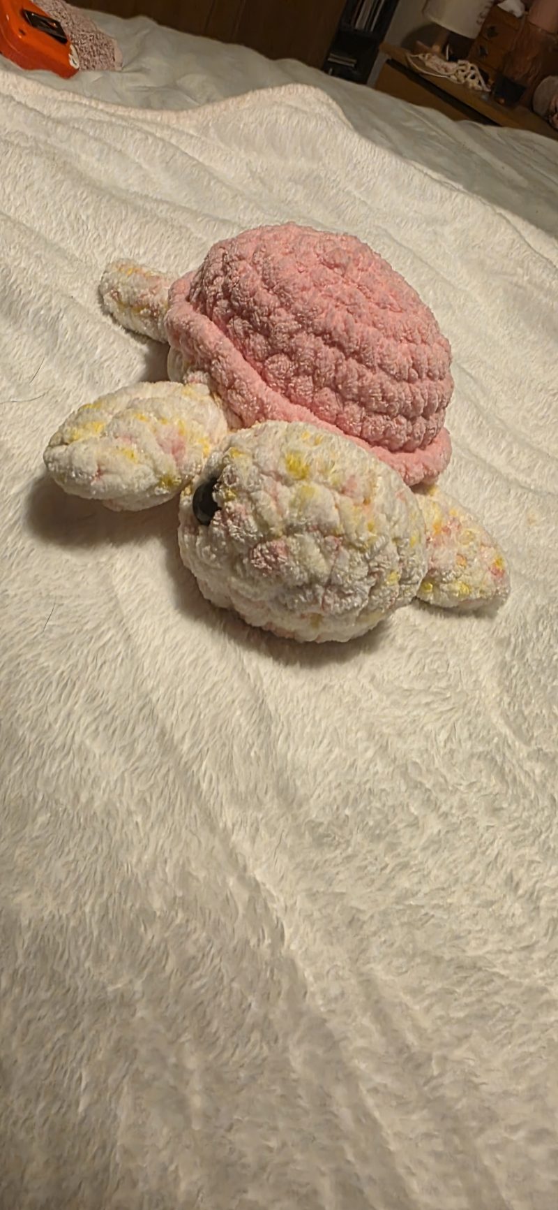 UKCA Tested Large Turtle Plush, 7 Inch, Custom Colours