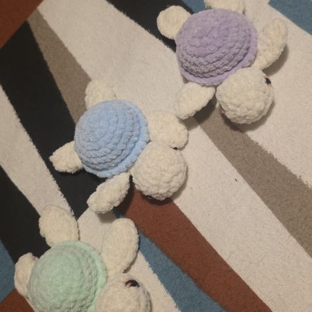 UKCA Tested Mini Turtle Plush, 4 Inch, Custom Colours