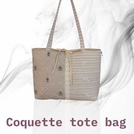 Handmade Pink Quilted Tote Bag – Cottagecore & Coquett
