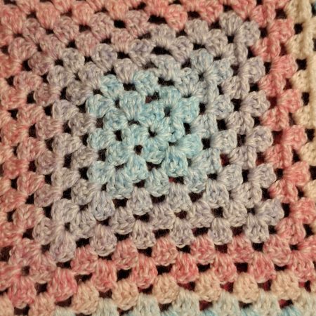 Baby DK Granny Square Baby Blanket, 31 Inch Square