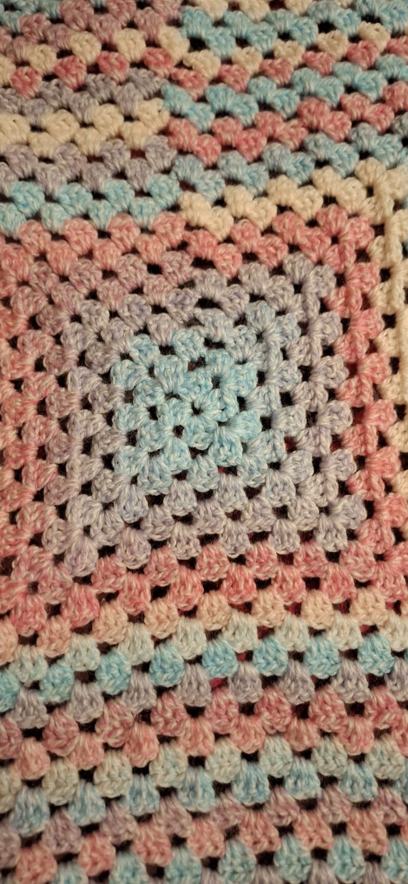 Baby DK Granny Square Baby Blanket, 31 Inch Square
