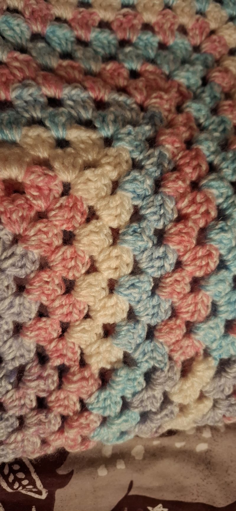 Baby DK Granny Square Baby Blanket, 31 Inch Square
