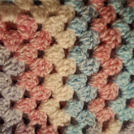 Baby DK Granny Square Baby Blanket, 31 Inch Square