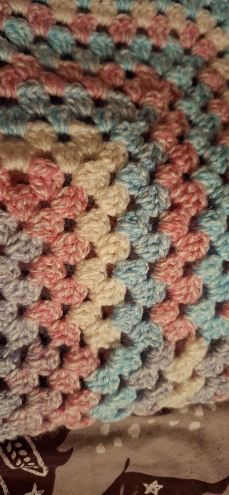 Baby DK Granny Square Baby Blanket, 31 Inch Square