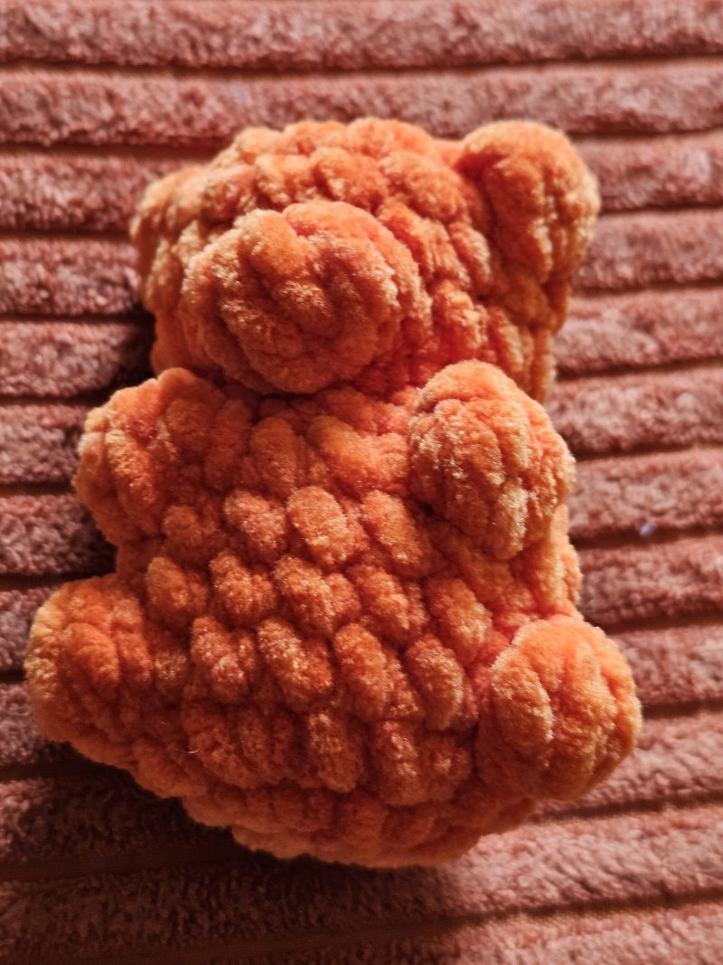 Hand-Crocheted Mini Gummy Bear Plushies, 3 Inch Soft Toys