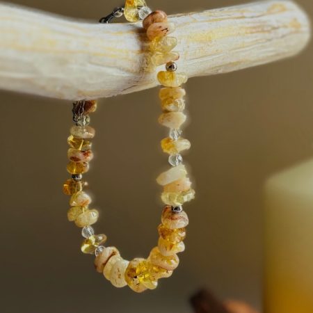 Natural Citrine Crystal Bracelet