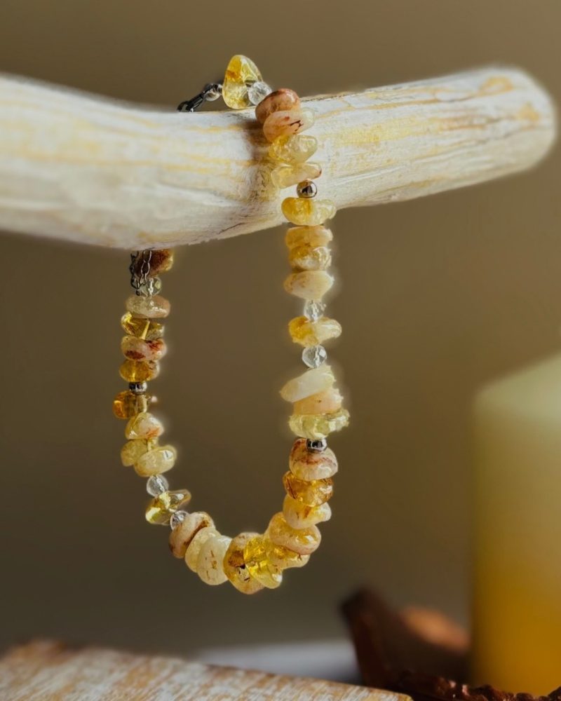 Natural Citrine Crystal Bracelet