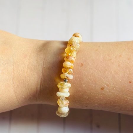Natural Citrine Crystal Bracelet