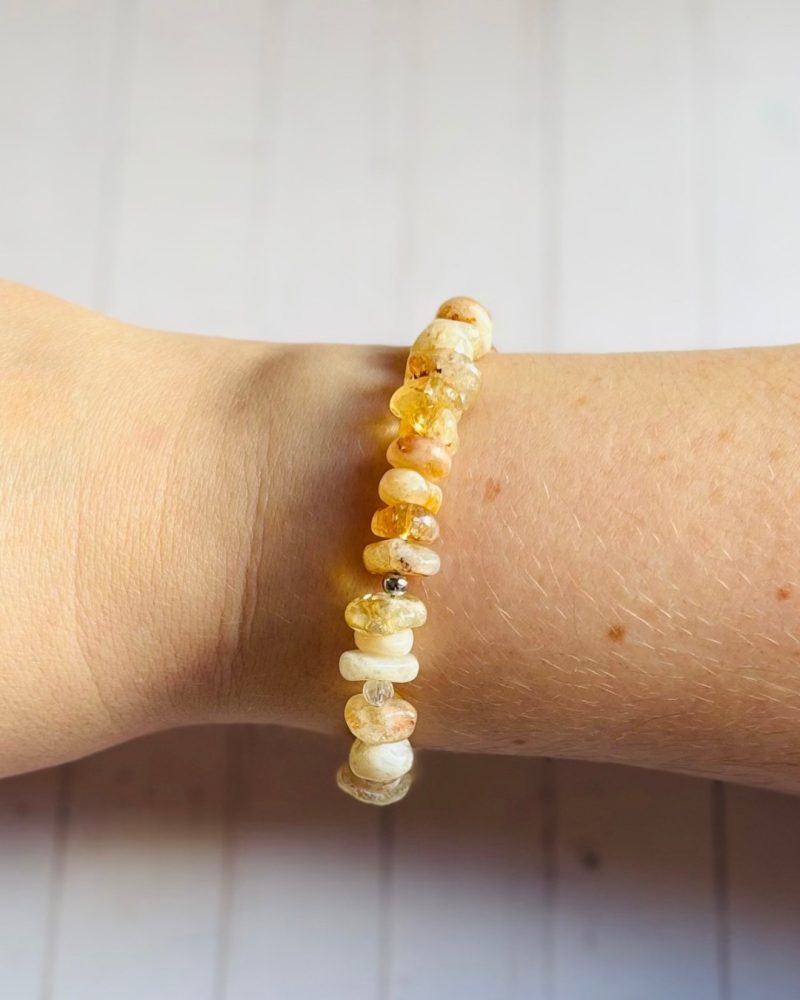 Natural Citrine Crystal Bracelet