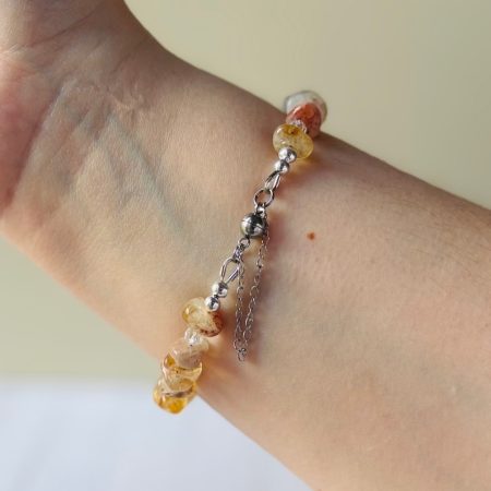 Natural Citrine Crystal Bracelet