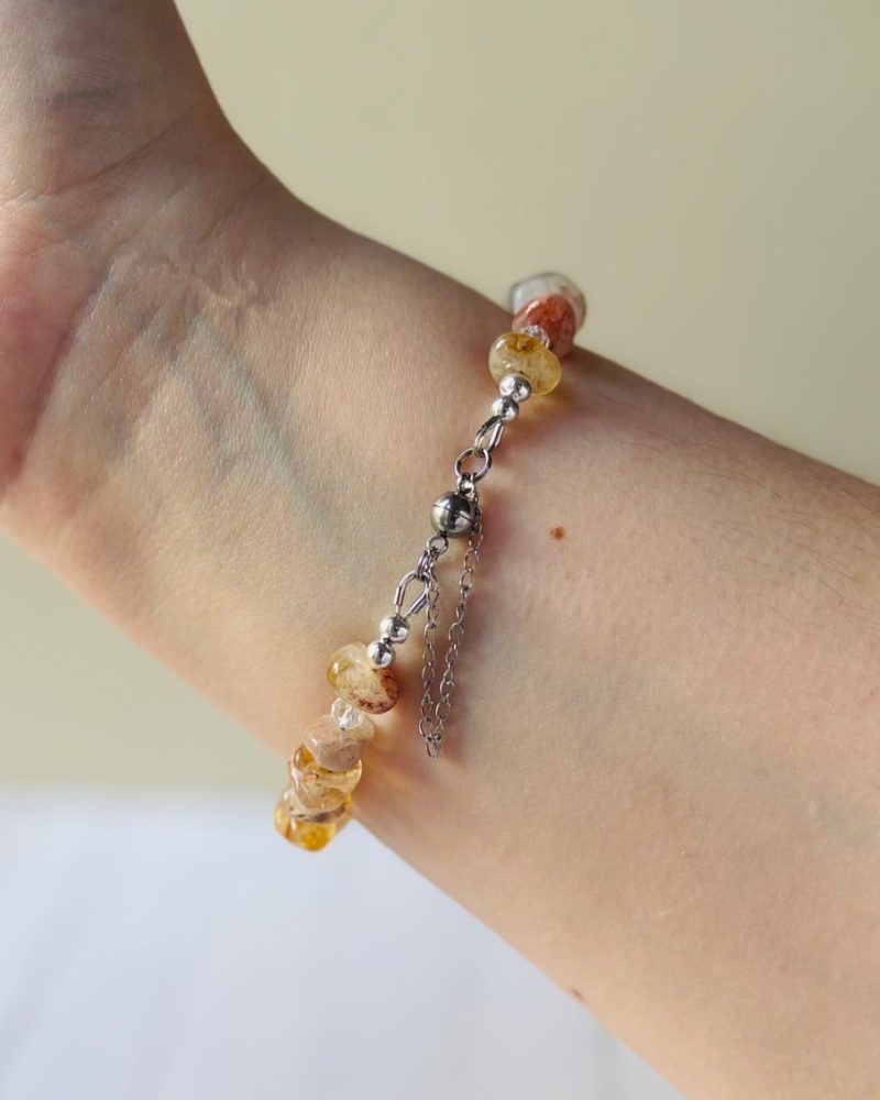 Natural Citrine Crystal Bracelet