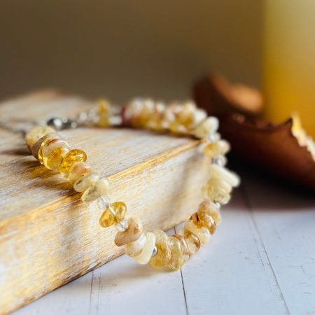 Natural Citrine Crystal Bracelet