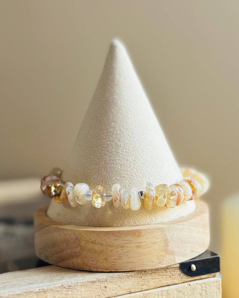 Natural Citrine Crystal Bracelet