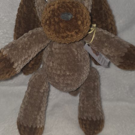 Handmade Crochet Puppy Soft Toy, Baby Safe and Lightweight, 10 Inches
