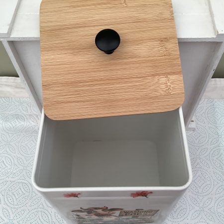 Handmade Decoupaged wash pod tub highland cow Design