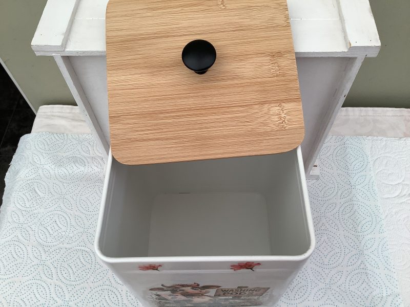 Handmade Decoupaged wash pod tub highland cow Design