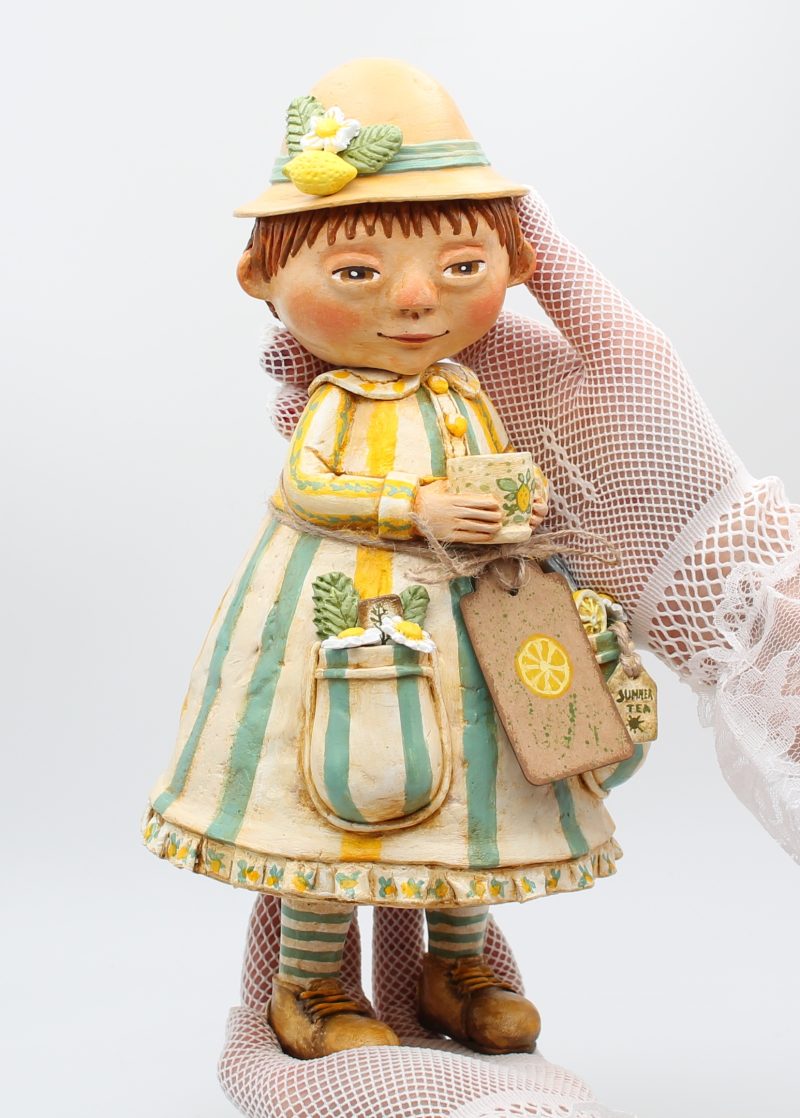 Elsie Lemonvale OOAK Handmade Art Doll from The Lemon Grove Collection