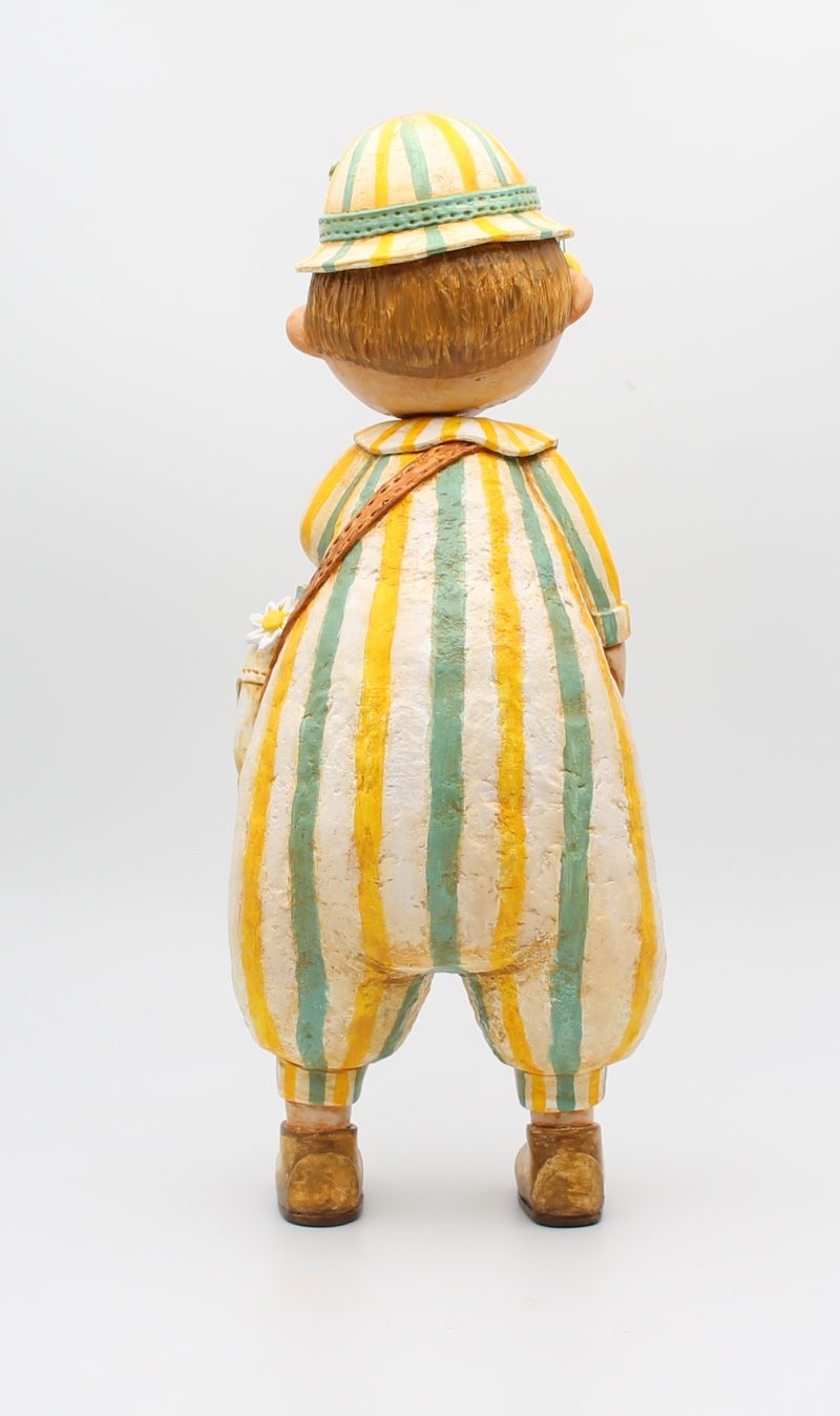 Handmade One of a Kind Art Doll Ellis Lemonfield, 33cm Tall