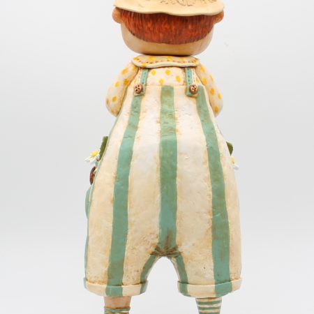 Clement Lemonwood OOAK Handmade Art Doll, 34cm Tall