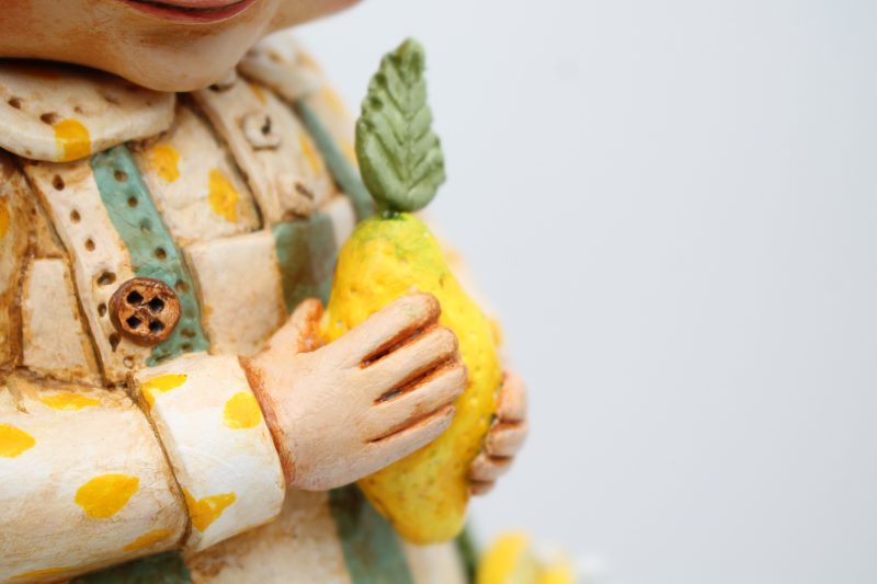 Clement Lemonwood OOAK Handmade Art Doll, 34cm Tall