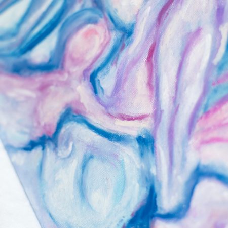 Dreaming Bodies Original Oil Pastel Artwork in 28 cm x 35.5 cm