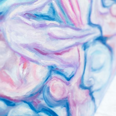 Dreaming Bodies Original Oil Pastel Artwork in 28 cm x 35.5 cm