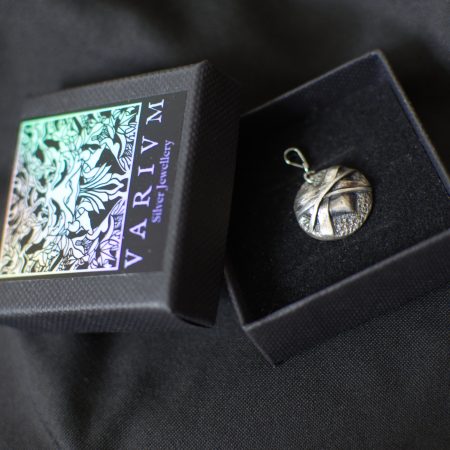Tied Heart - Handmade Sterling Silver Heart Pendant UK Hallmark